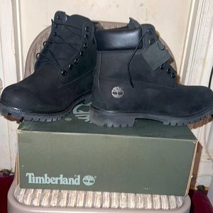 Black Timberland boots